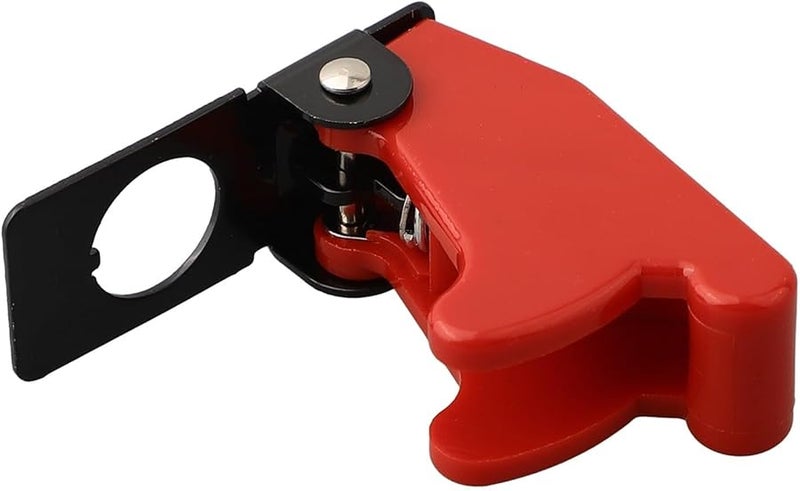 Red LED Toggle Switch with Missile Cover 12V SPST On Off for Car Dashboard Industrial Equipment - Image 3